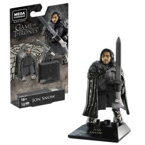 MEGA MCX Heroes HBO Game of Thrones Jon Snow Micro Action Figure